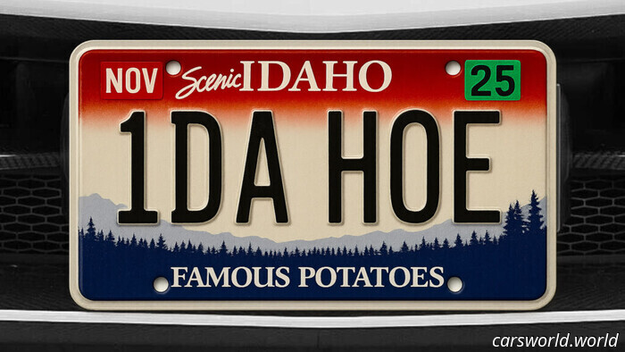 Idaho Intensified Enforcement on Numerous Custom License Plates for Crossing Boundaries | Carscoops